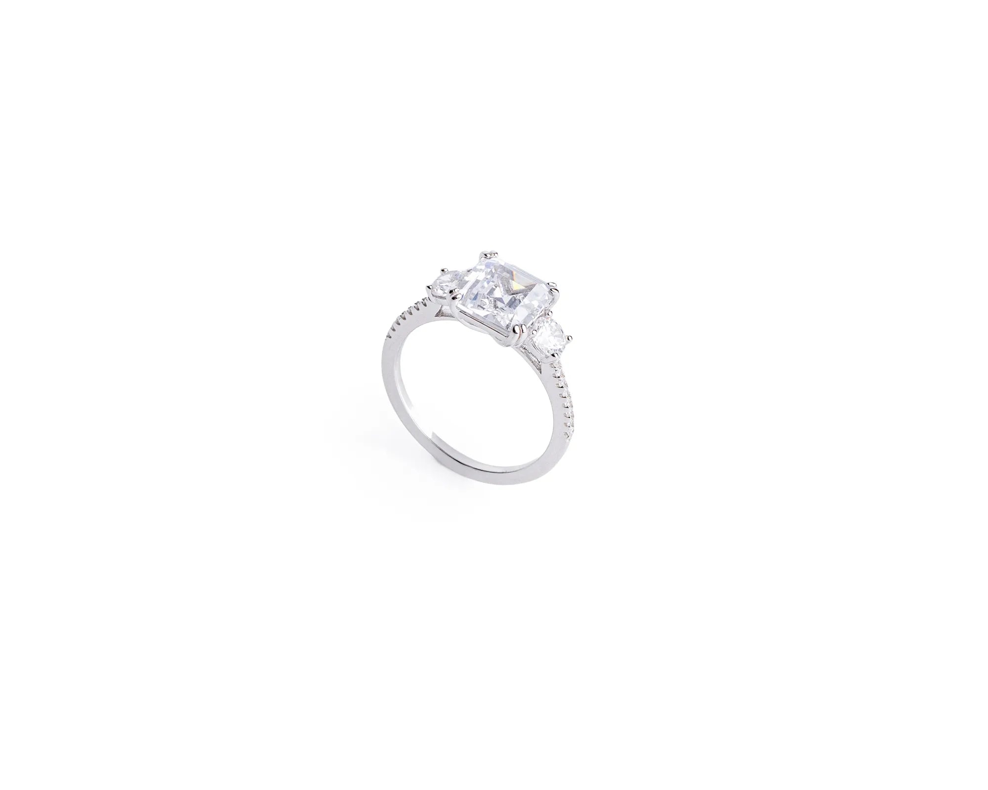 Keepsakes Three-Stone Radiance Ring