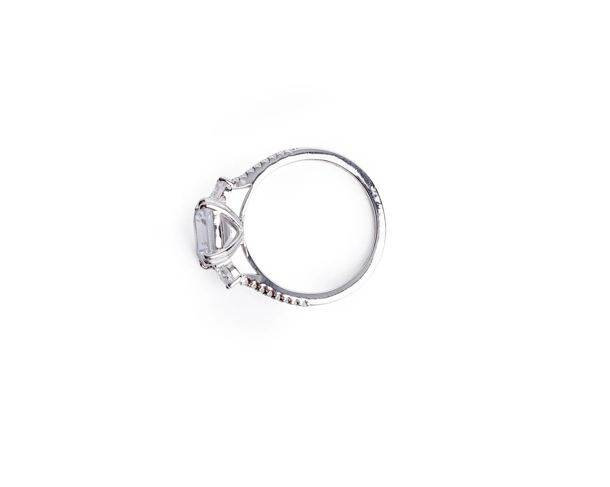 Keepsakes Three-Stone Radiance Ring