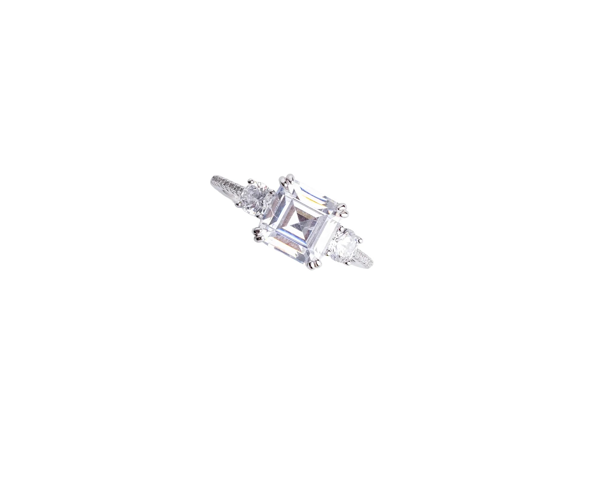 Keepsakes Three-Stone Radiance Ring