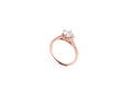 Keepsakes Rose Halo Solitaire Ring