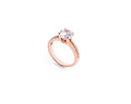 Keepsakes Rose Gold Solitaire Promise Ring