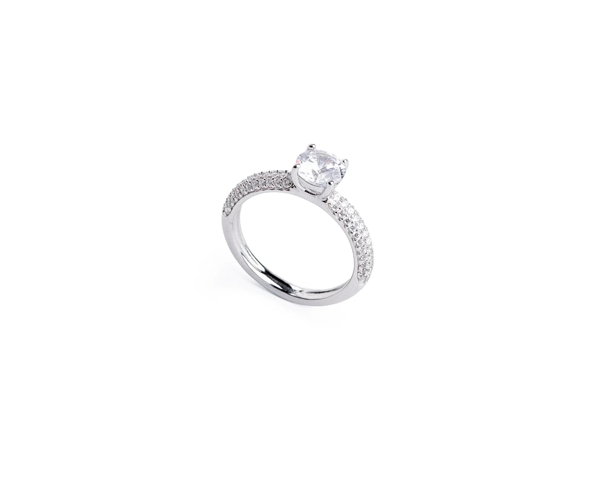 Keepsakes Pavé Solitaire Ring