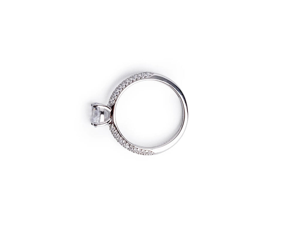 Keepsakes Pavé Solitaire Ring