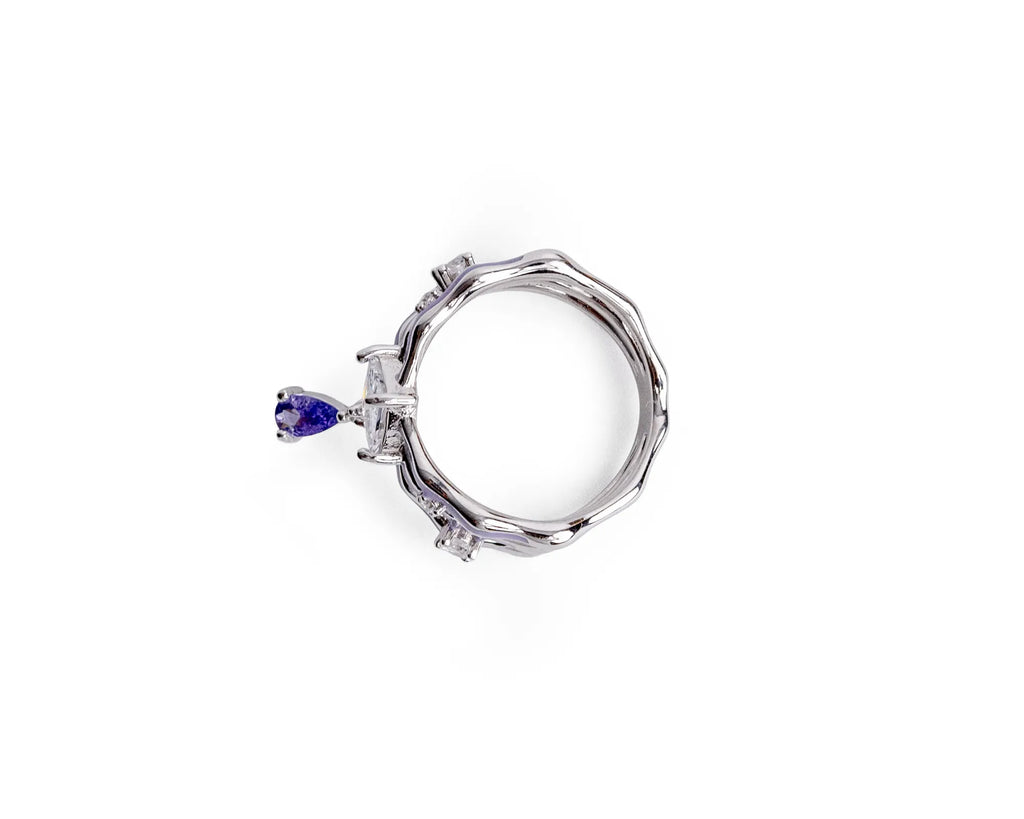 Keepsakes Lavender Bloom Statement Ring