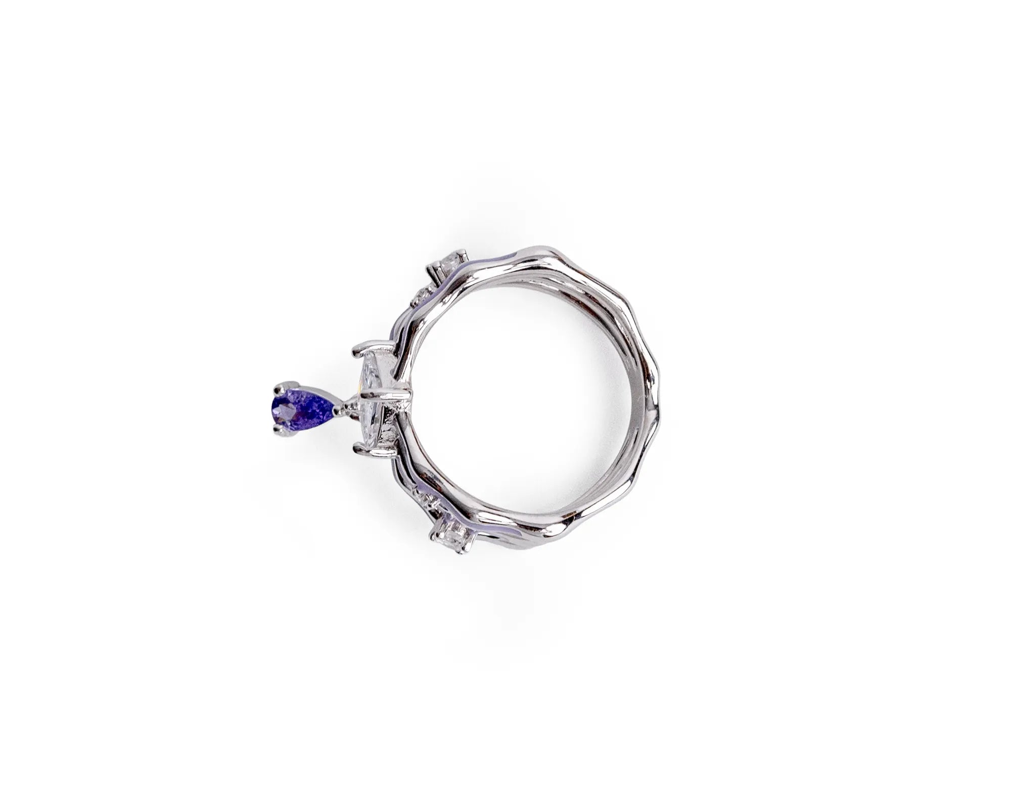 Keepsakes Lavender Bloom Statement Ring
