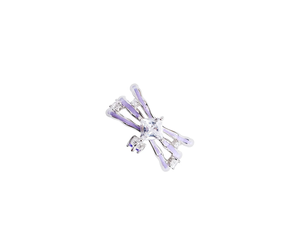 Keepsakes Lavender Bloom Statement Ring