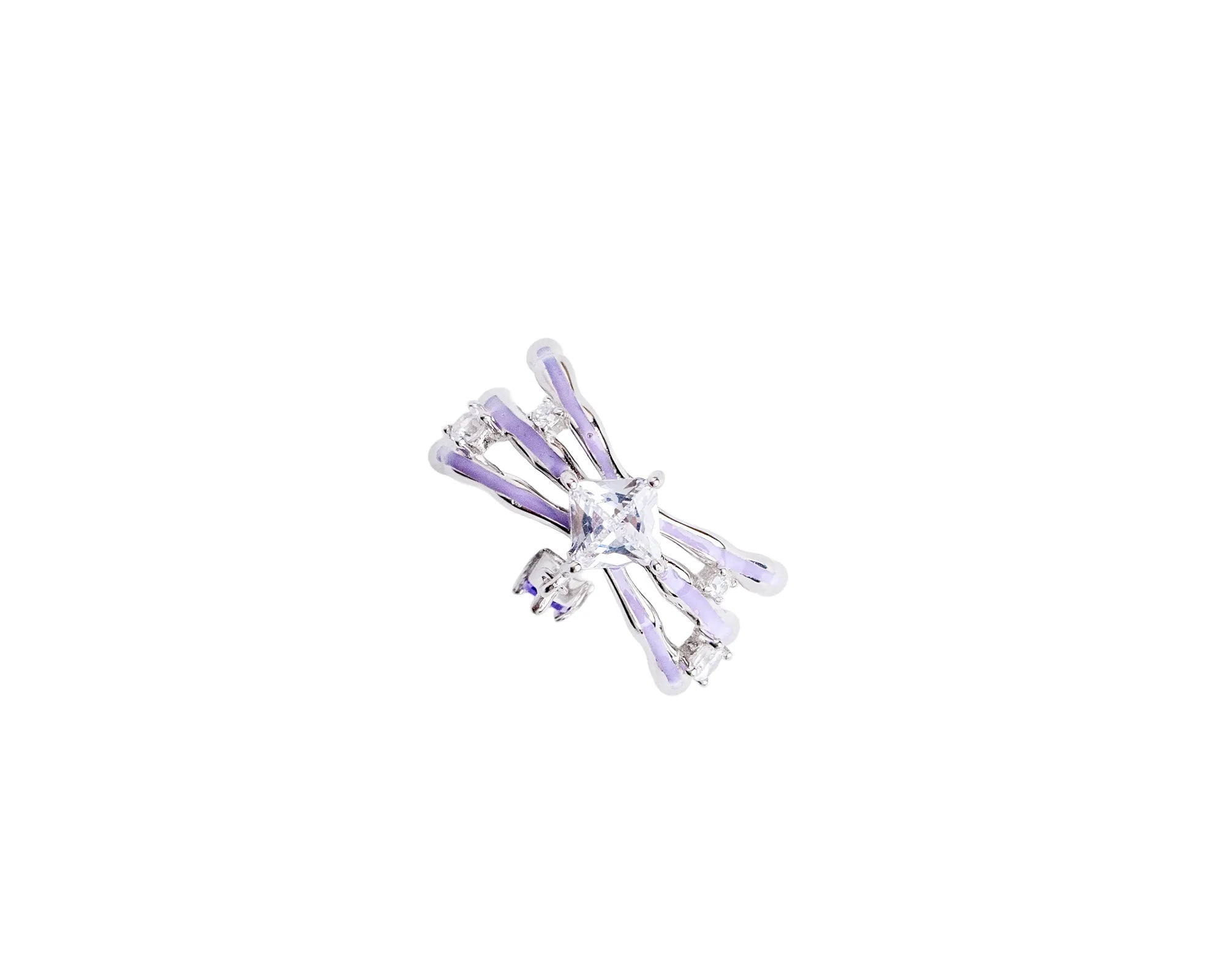 Keepsakes Lavender Bloom Statement Ring