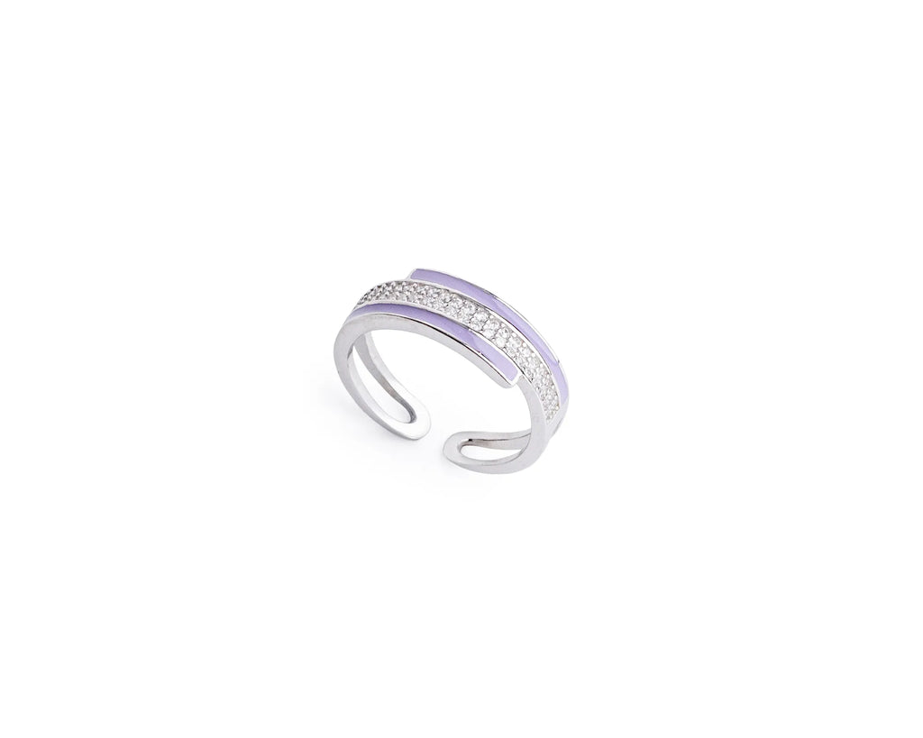 Keepsakes Lavender Radiance Open Ring