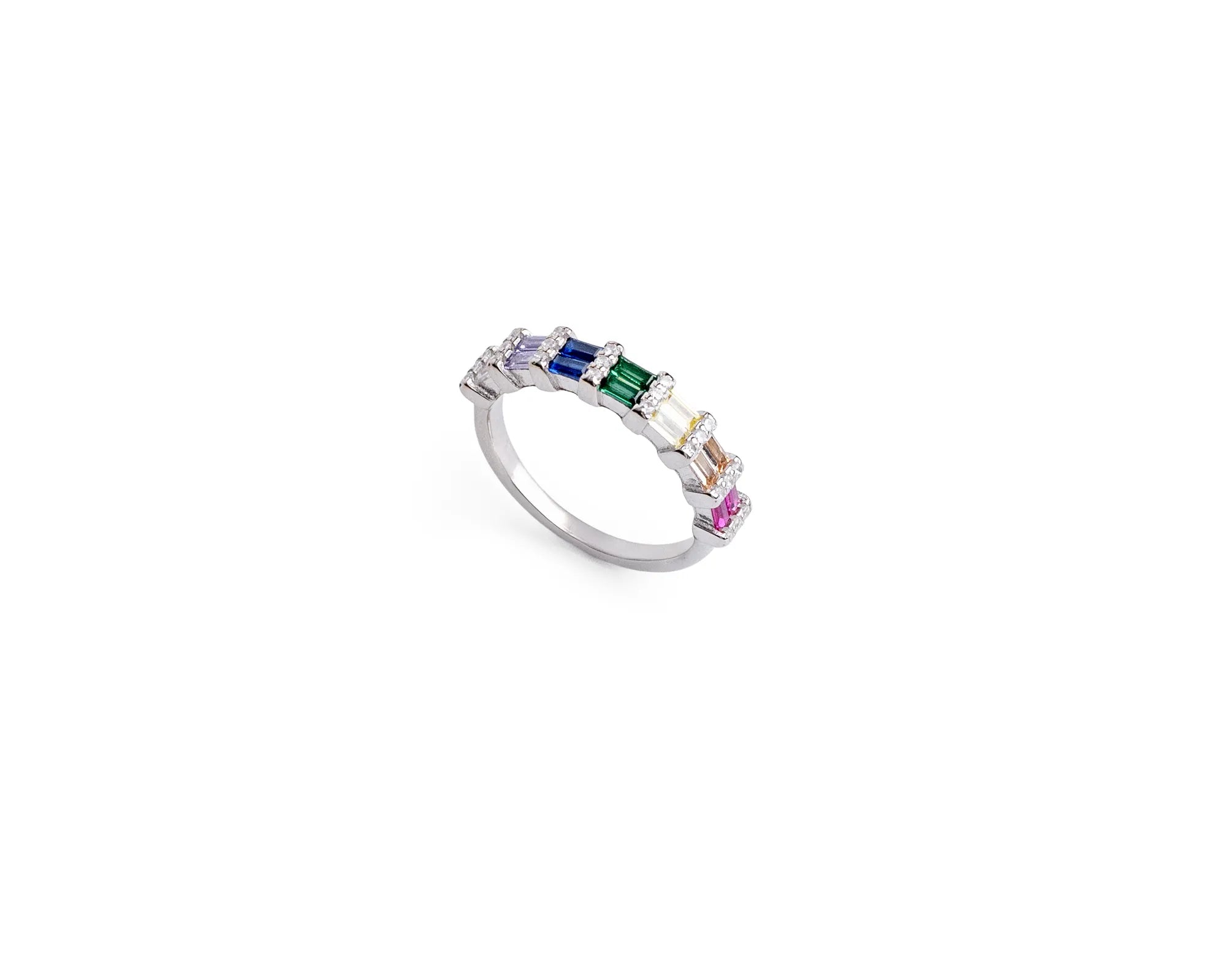 Keepsakes Spectrum Baguette Band Ring