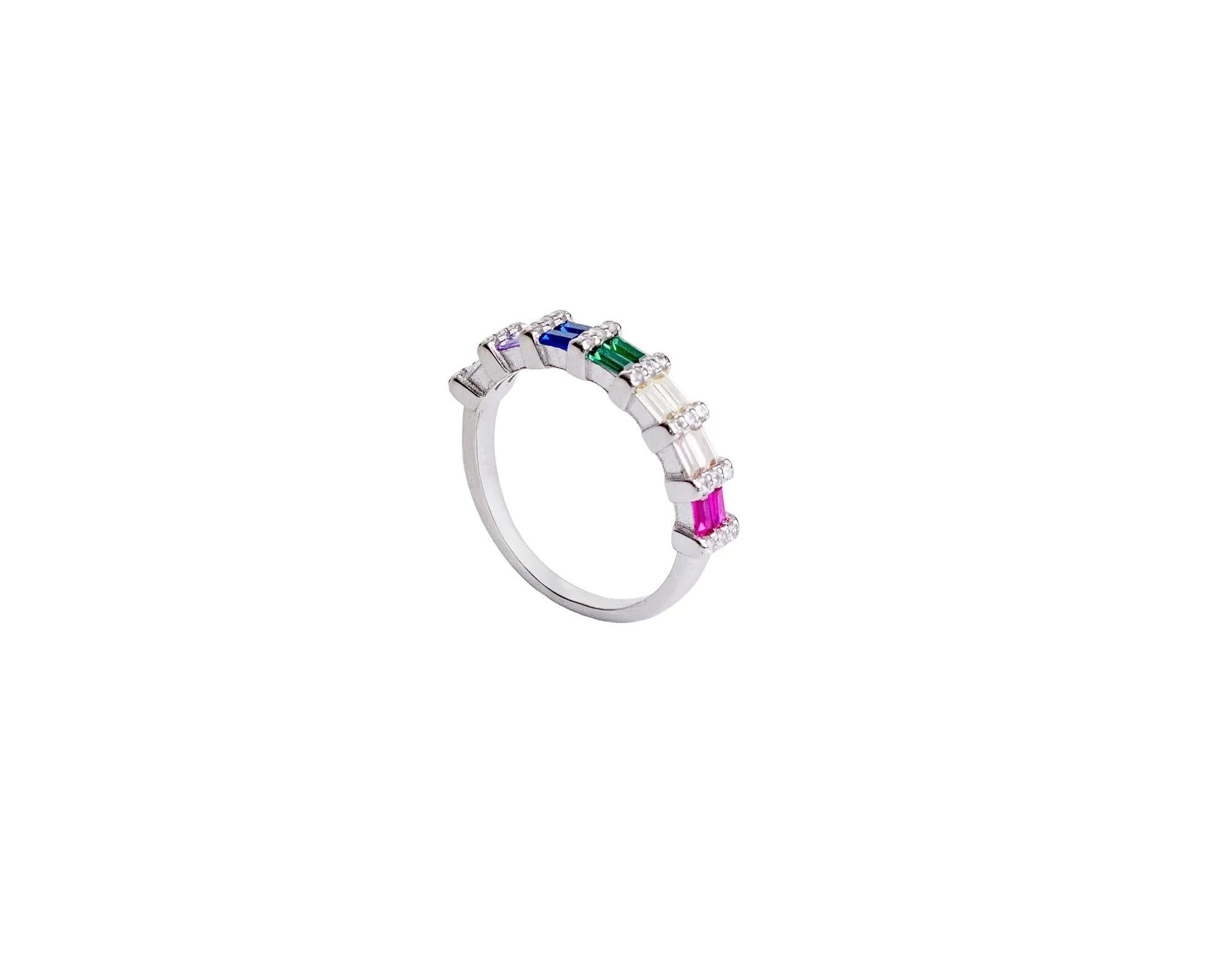 Keepsakes Spectrum Baguette Band Ring