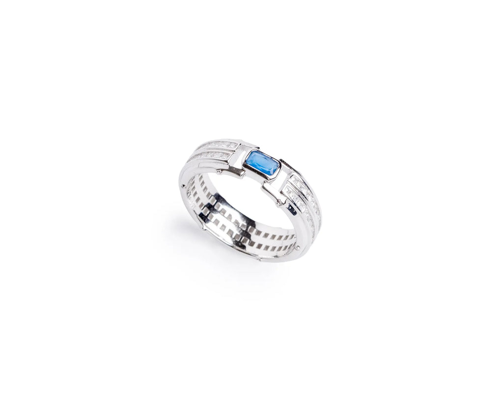 Keepsakes Azure Crest Men's Ring