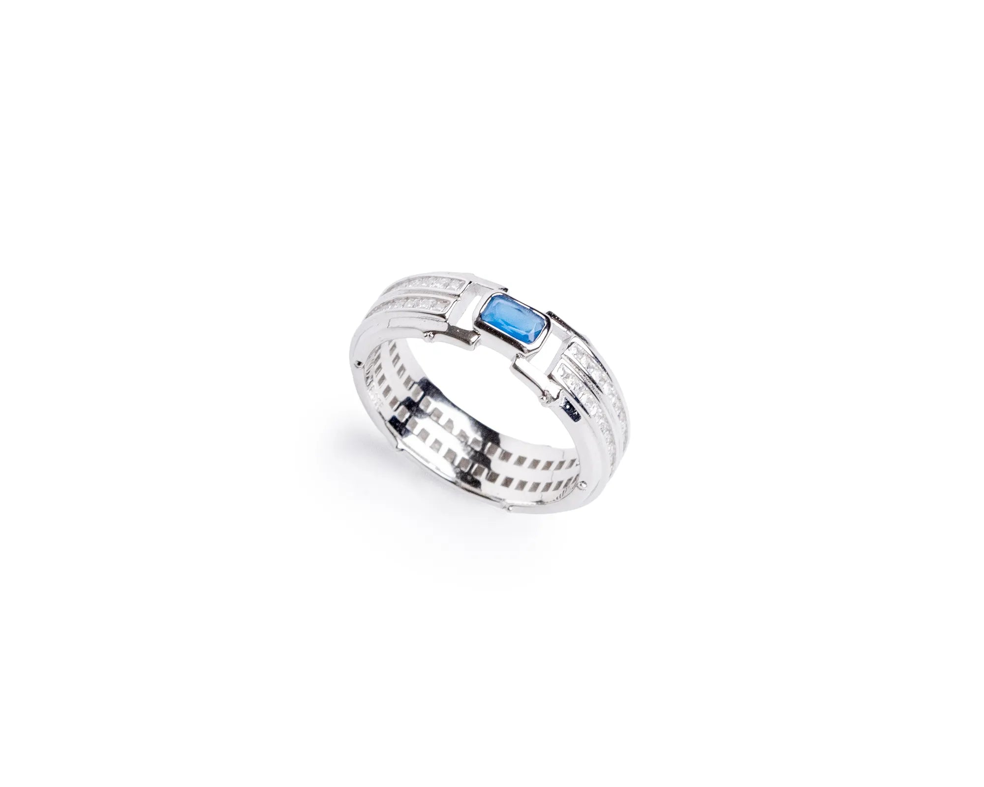 Keepsakes Azure Crest Men's Ring