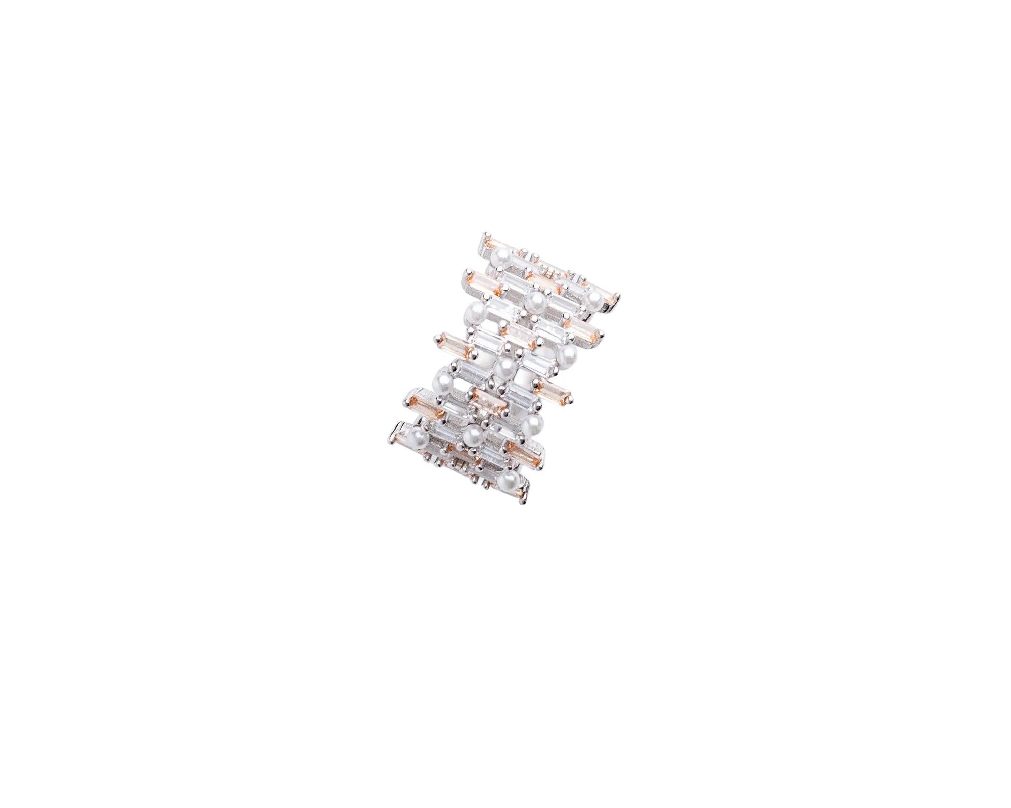 Keepsakes Pearl Mosaic Statement Ring