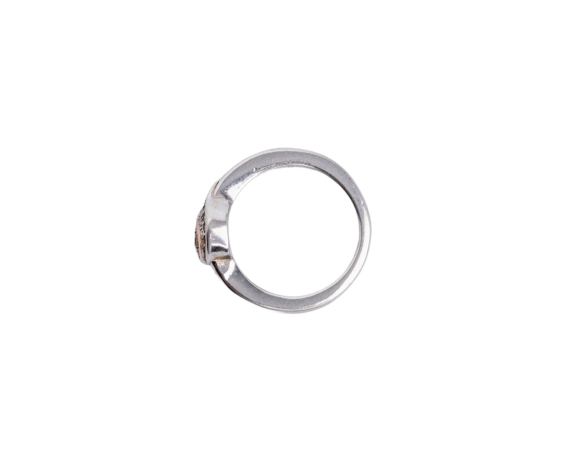 Keepsakes Dual-Tone Leaf Ring