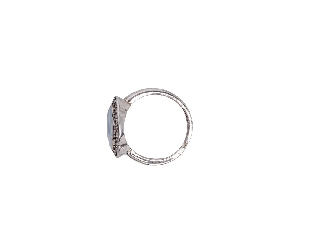 Keepsakes Evil Eye Blossom Adjustable Ring