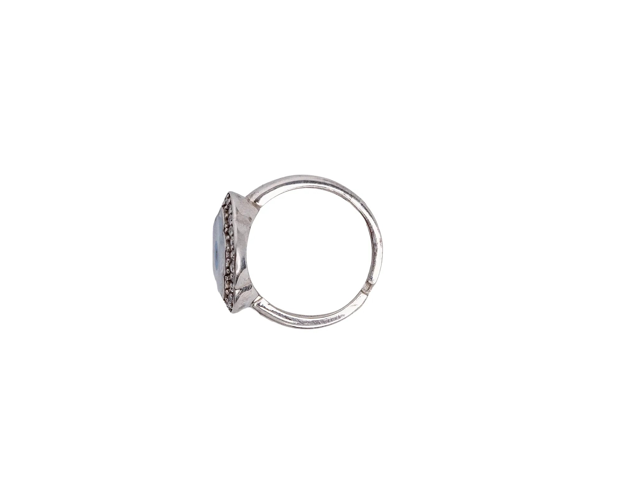 Keepsakes Evil Eye Blossom Adjustable Ring