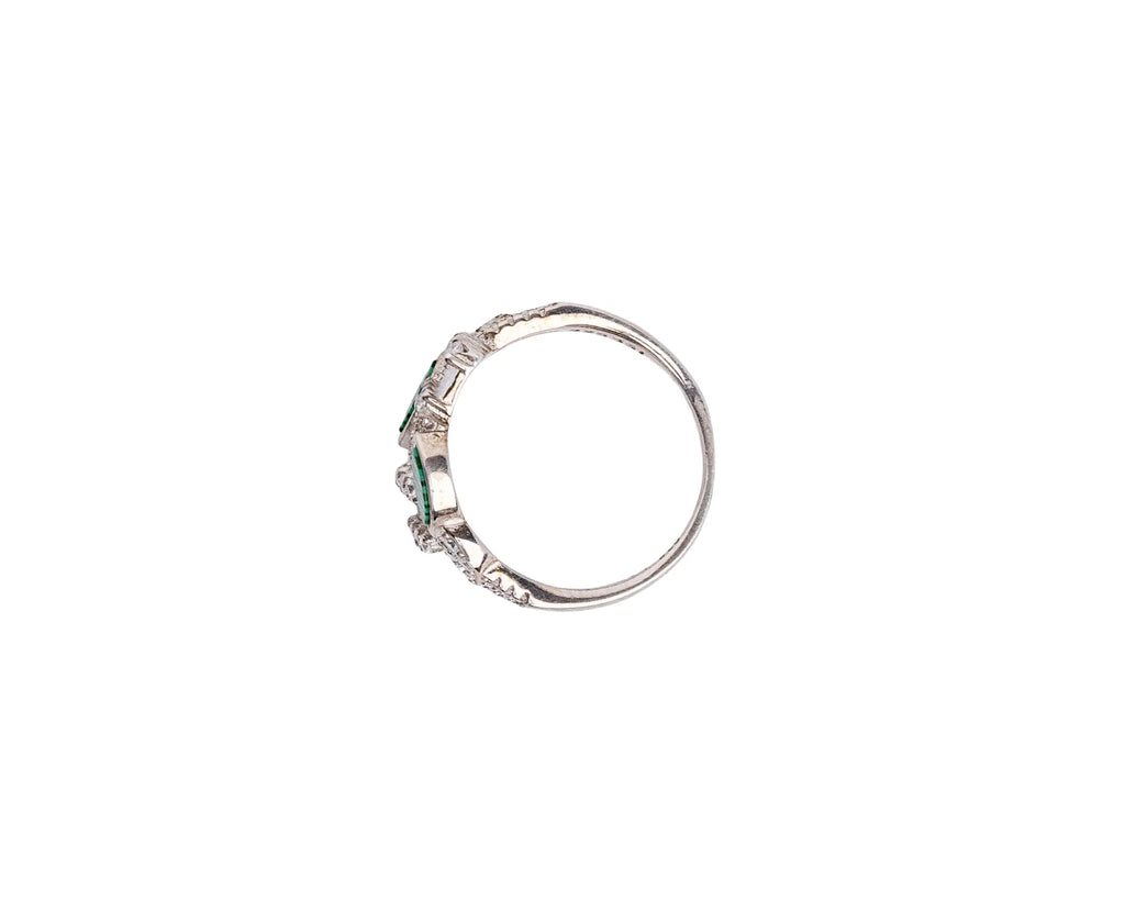 Keepsakes Emerald Gaze Statement Ring