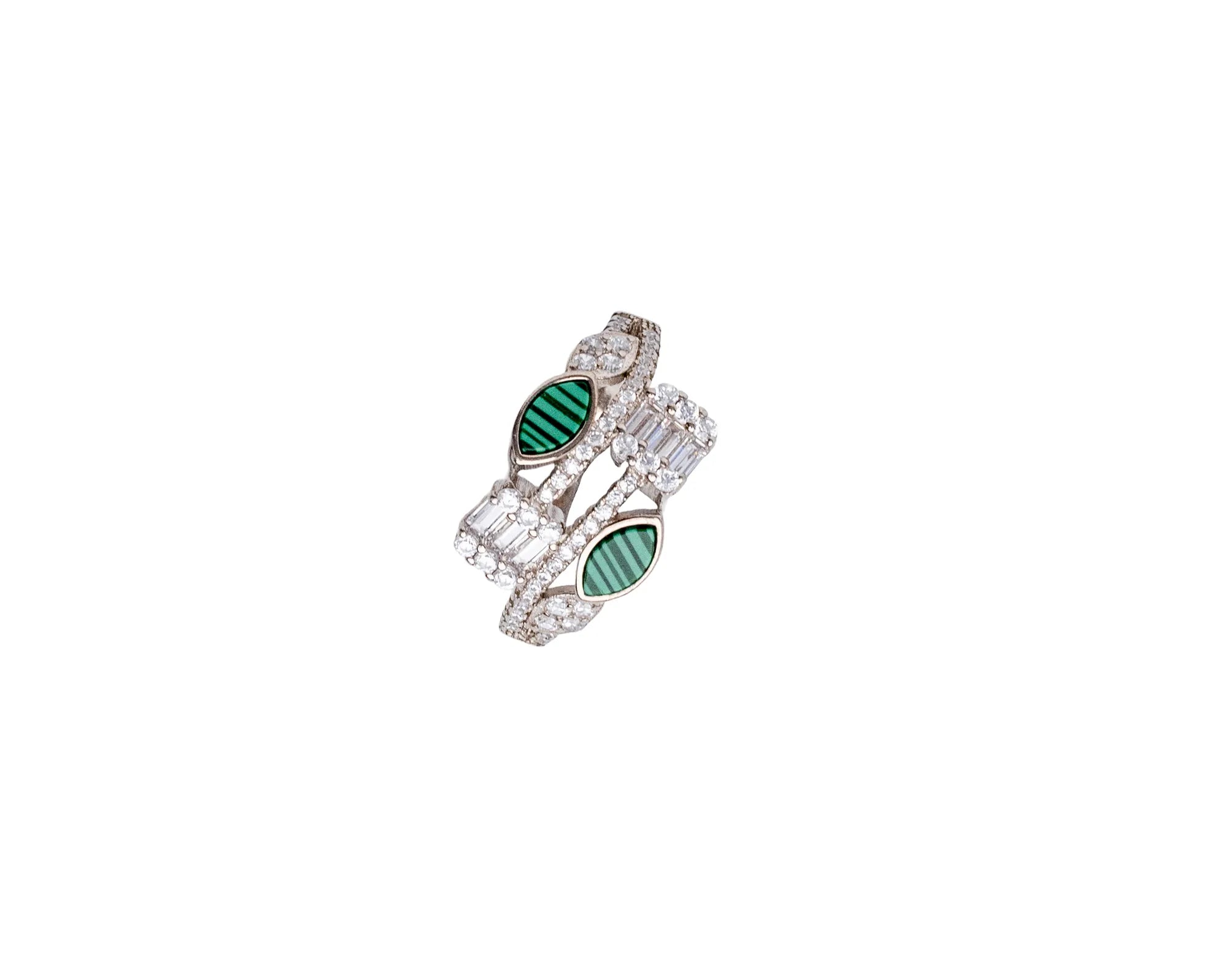 Keepsakes Emerald Gaze Statement Ring