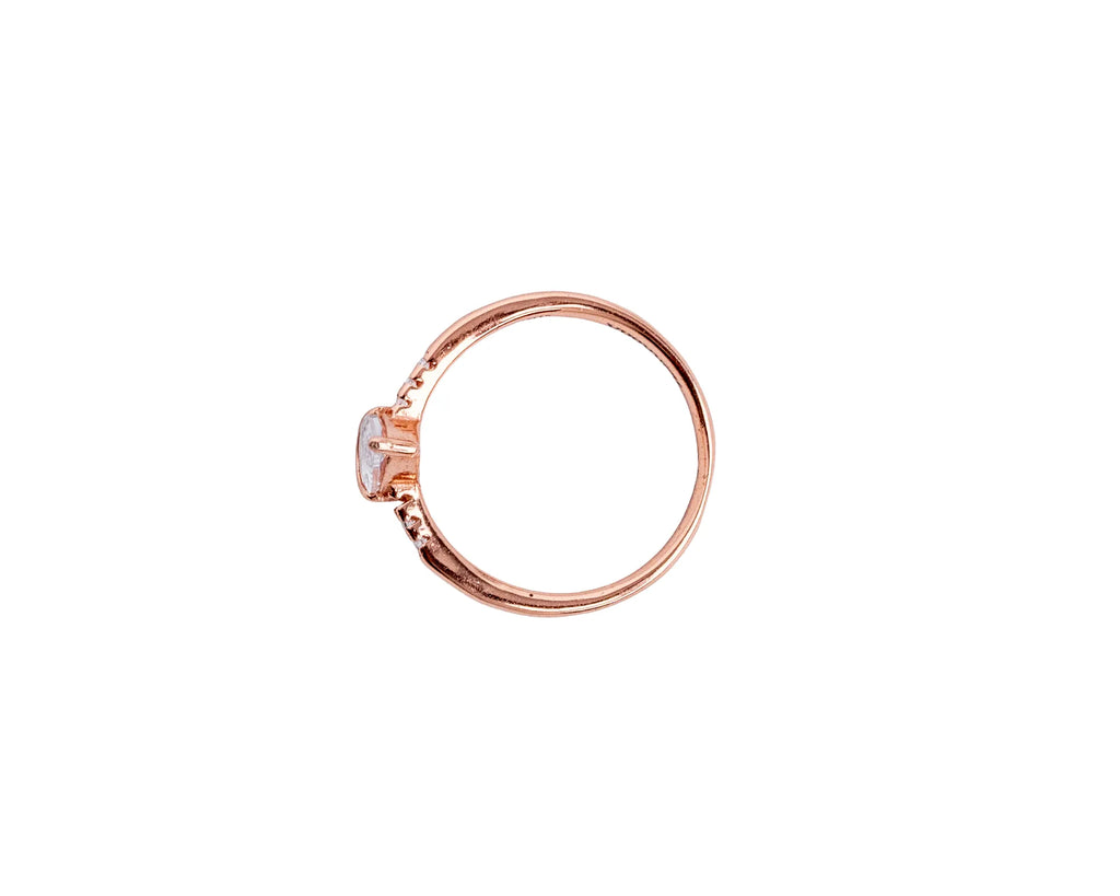 Keepsakes Pear Solitaire Ring