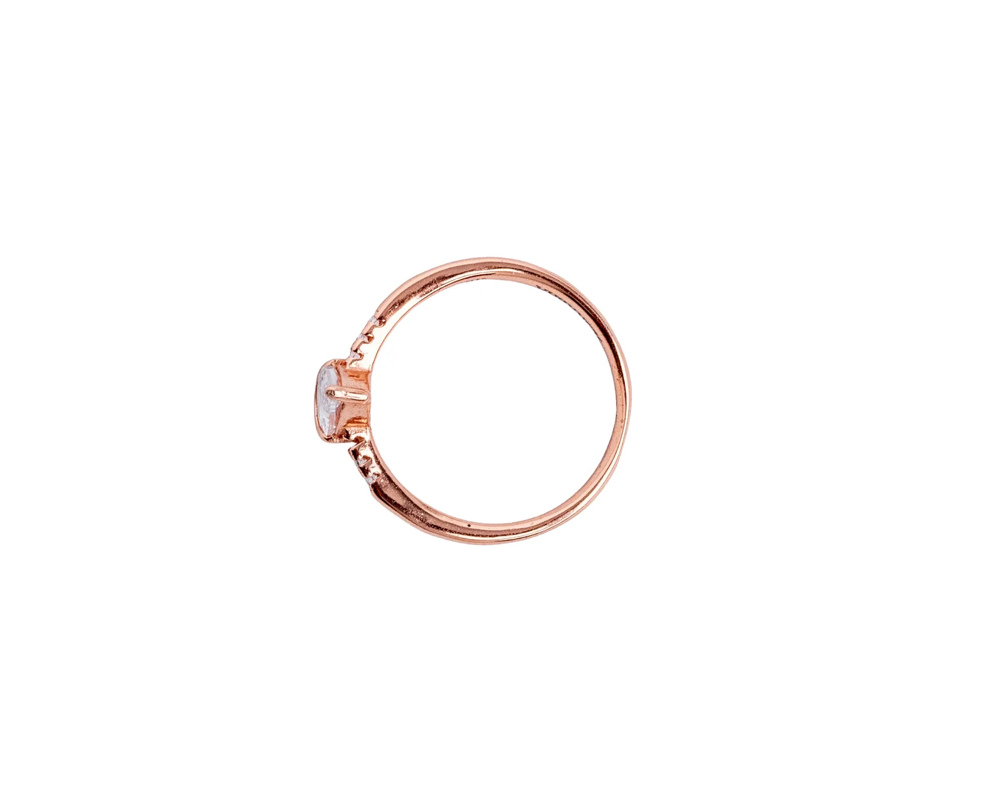 Keepsakes Pear Solitaire Ring