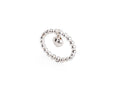Keepsakes Heart Charm Beaded Ring