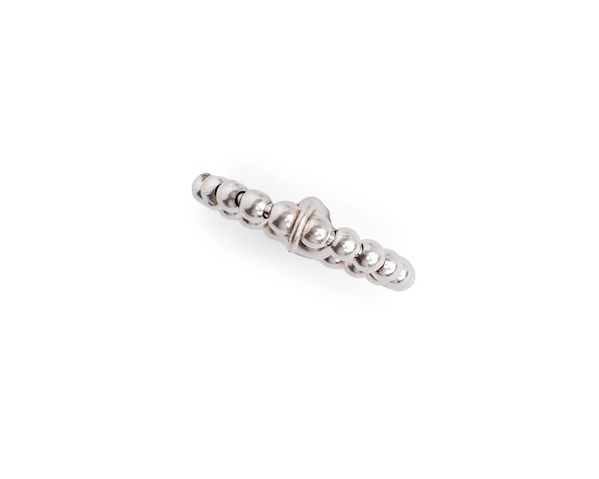 Keepsakes Heart Charm Beaded Ring