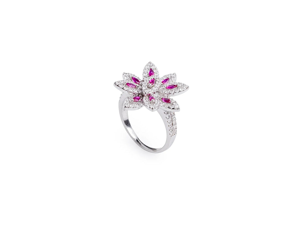 Keepsakes Ruby Blossom Statement Ring