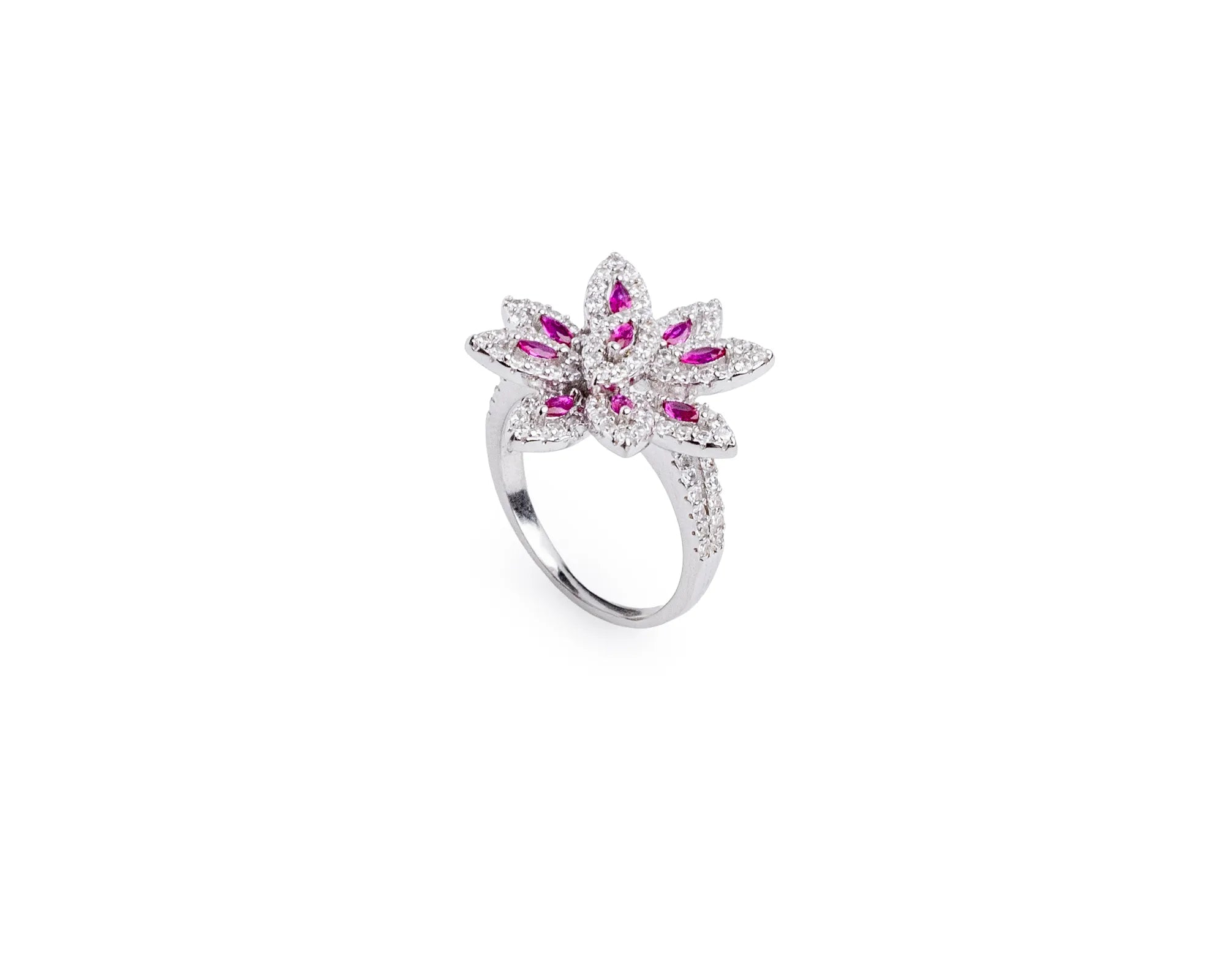 Keepsakes Ruby Blossom Statement Ring