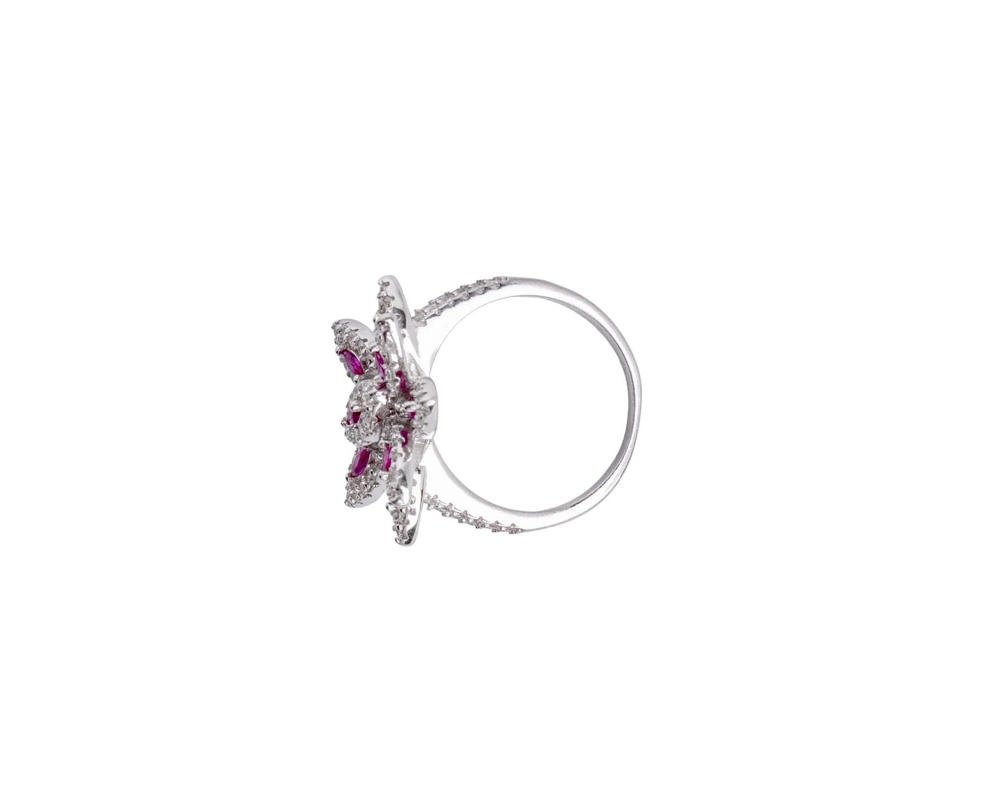 Keepsakes Ruby Blossom Statement Ring