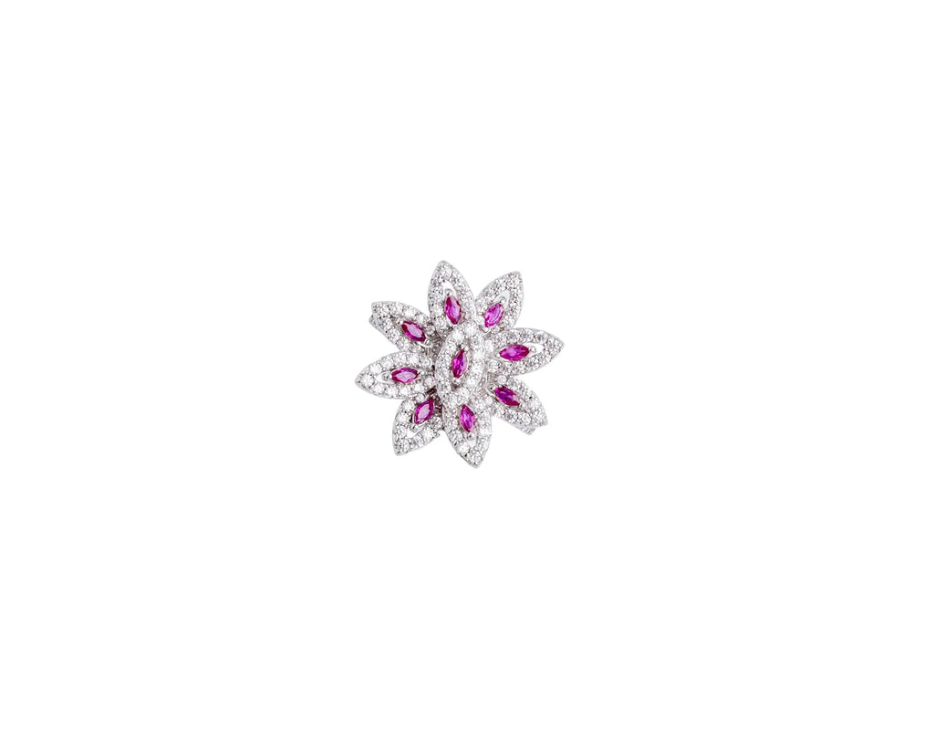 Keepsakes Ruby Blossom Statement Ring