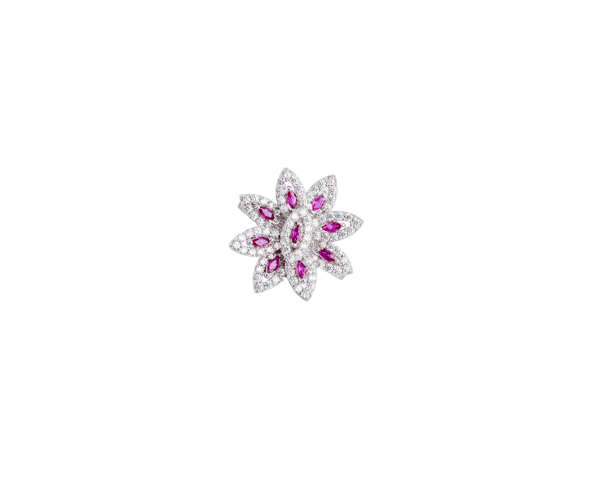 Keepsakes Ruby Blossom Statement Ring