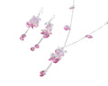 Keepsakes Blush Crystal Cascade Pendant & Earring Set