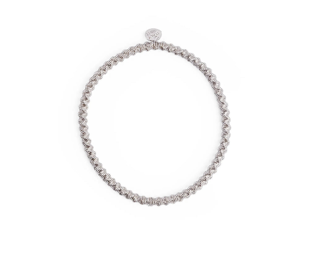 Keepsakes Textured Flexi Silver Bracelet