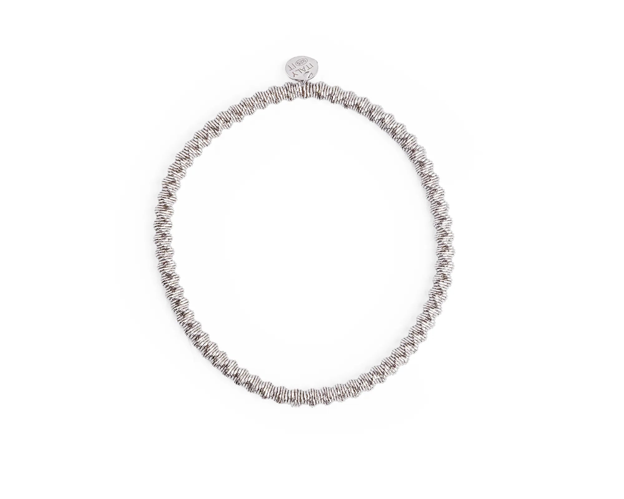 Keepsakes Textured Flexi Silver Bracelet