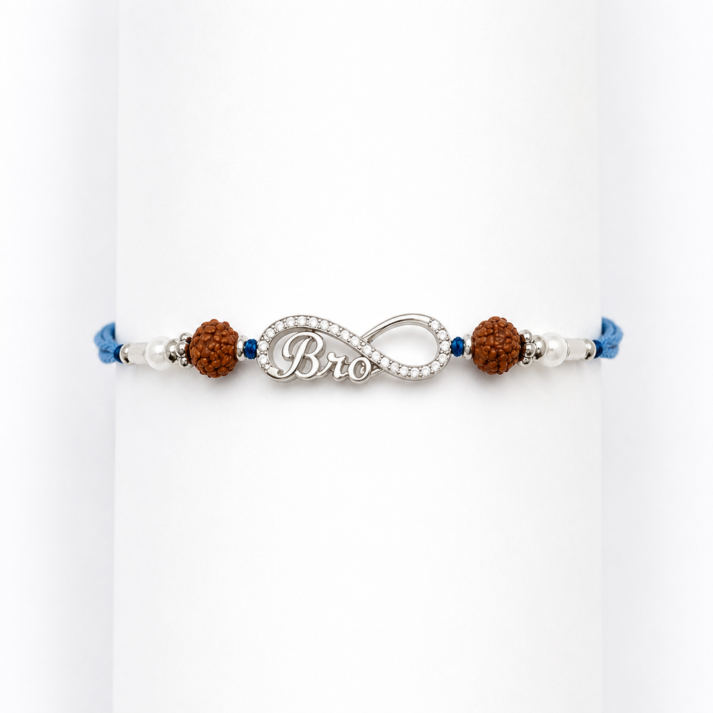 Infinity Bro 925 Silver Rakhi