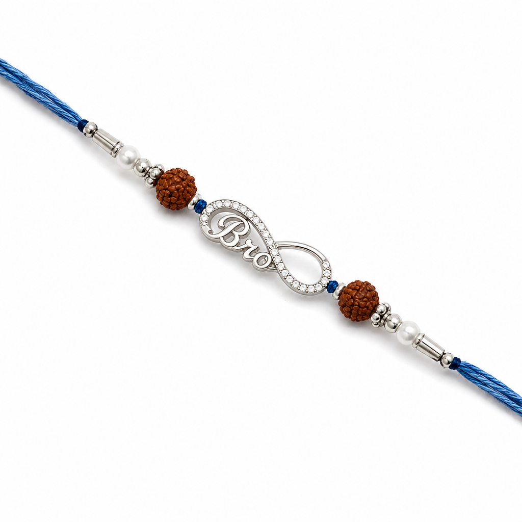 Infinity Bro 925 Silver Rakhi