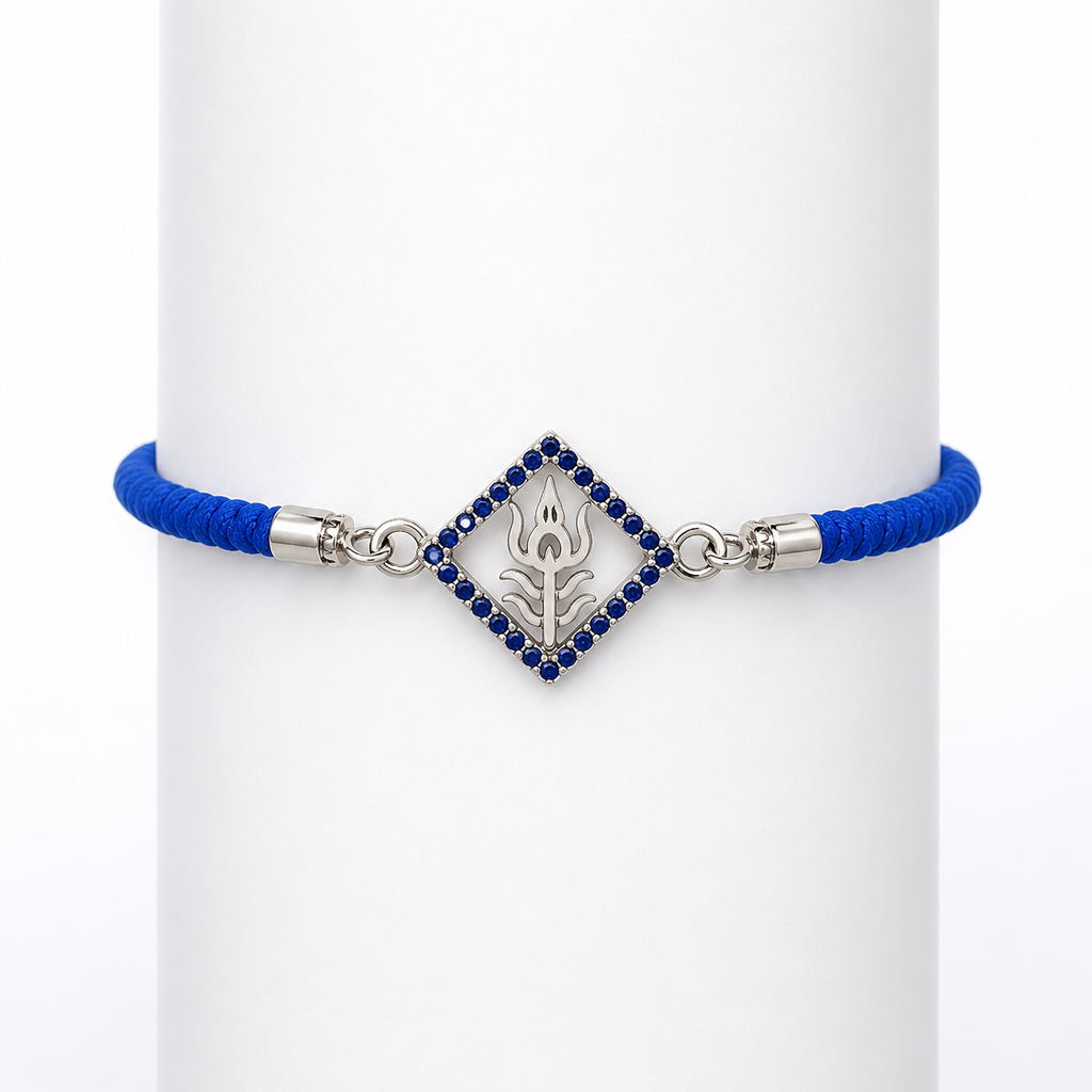 Trishul Blue Thread Rakhi