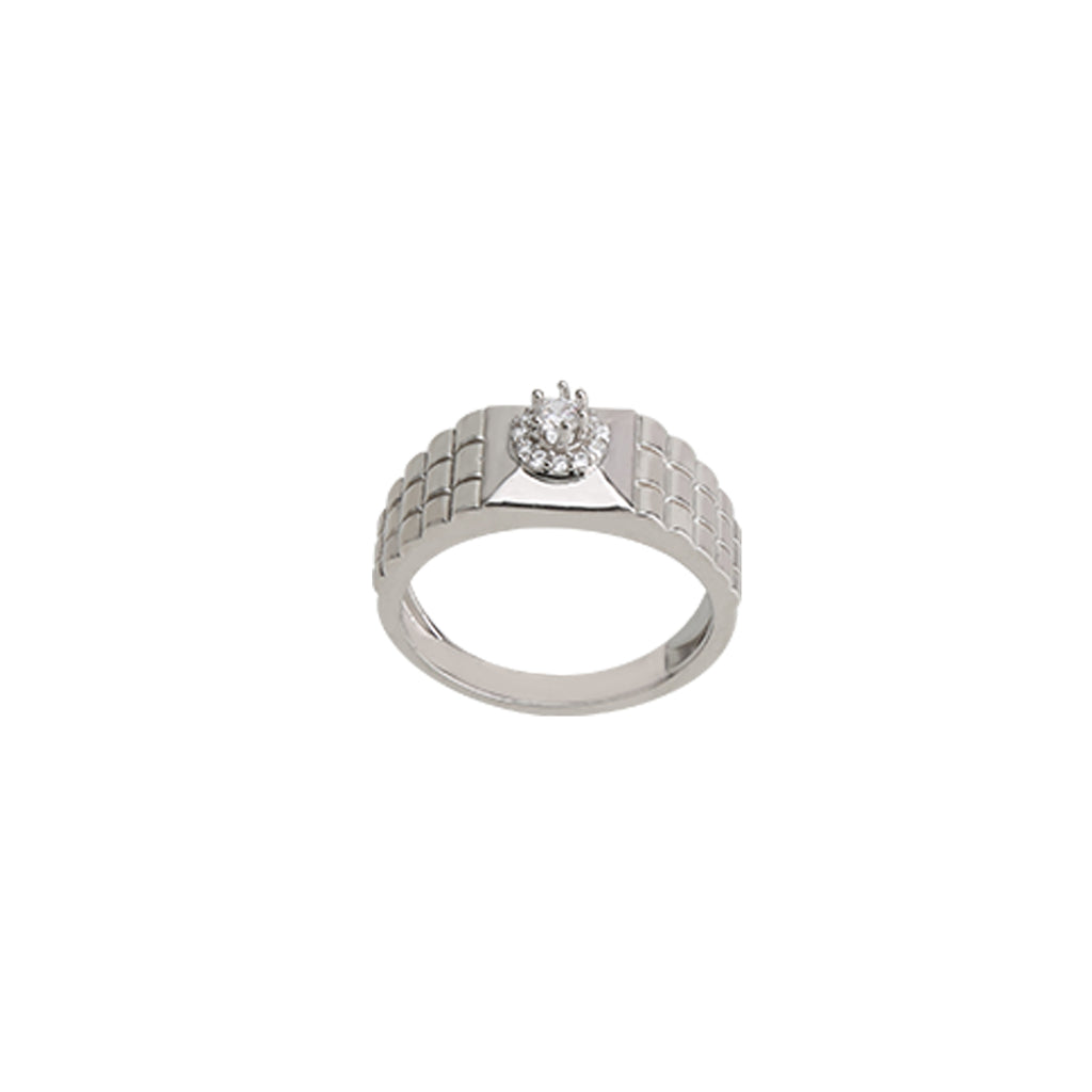 Mounted Diamond Men's Ring