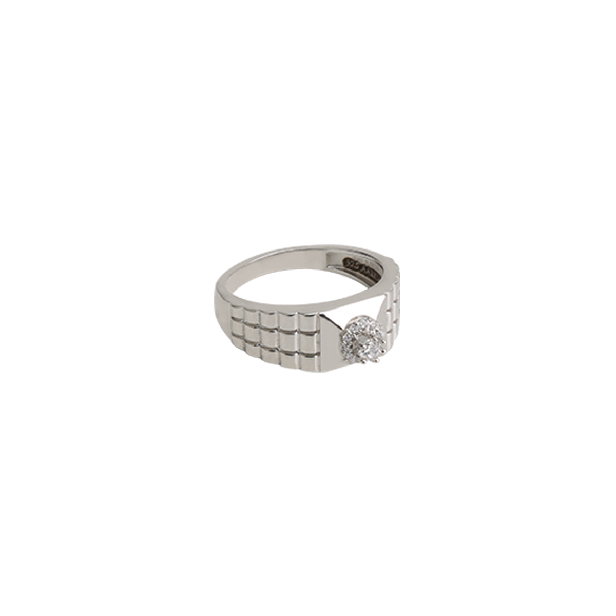Mounted Diamond Men's Ring