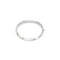 Modish Staunch Silver Kada (For Men)