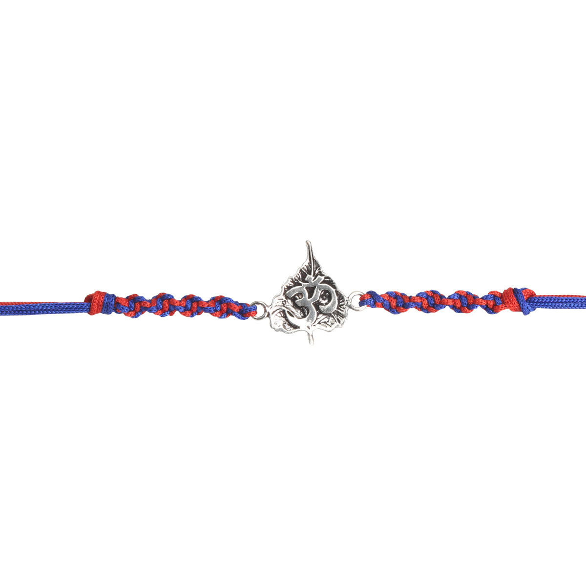 Om Silver Motif Rakhi