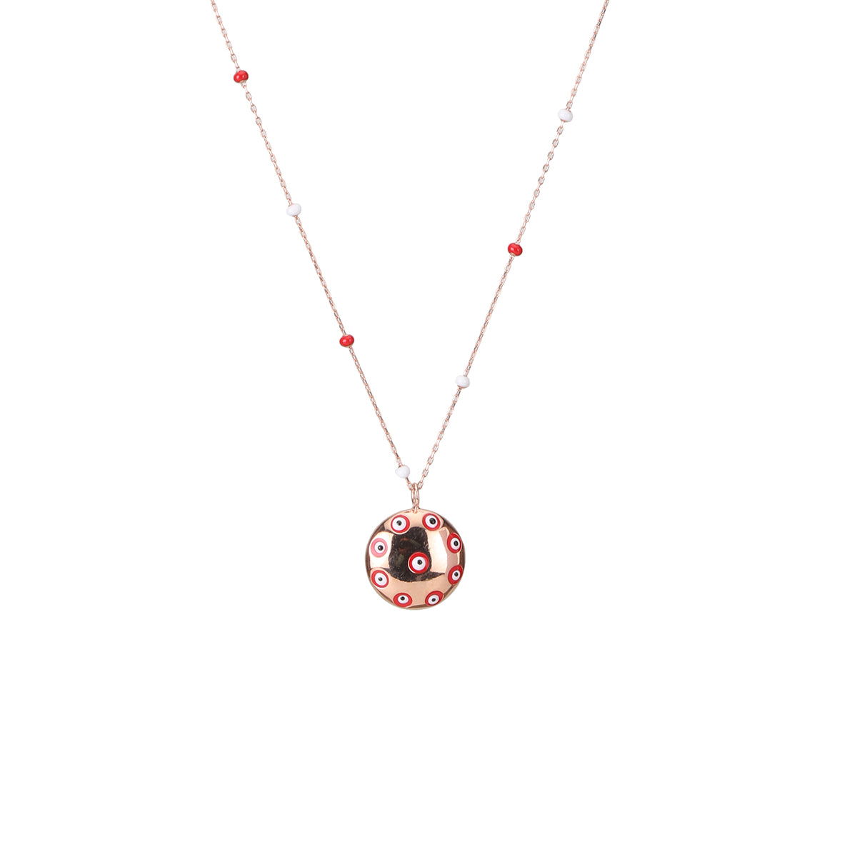 Evil's Eye Round Necklace