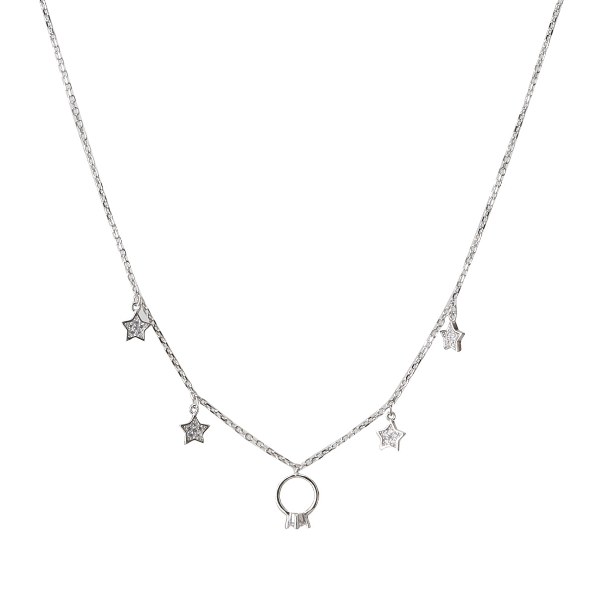 Silver Charm Necklace