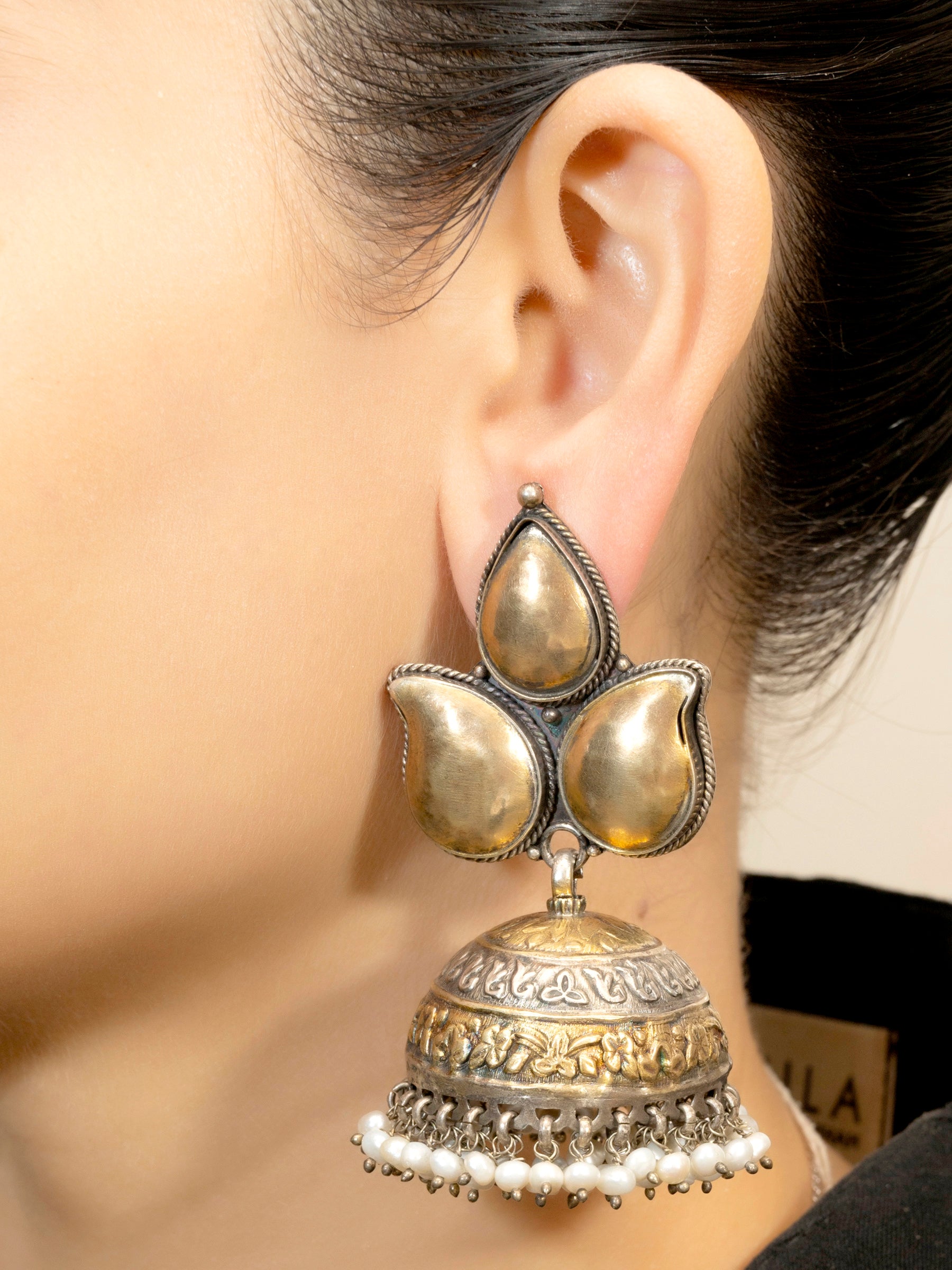 Gold Plated Tree Jhumkha