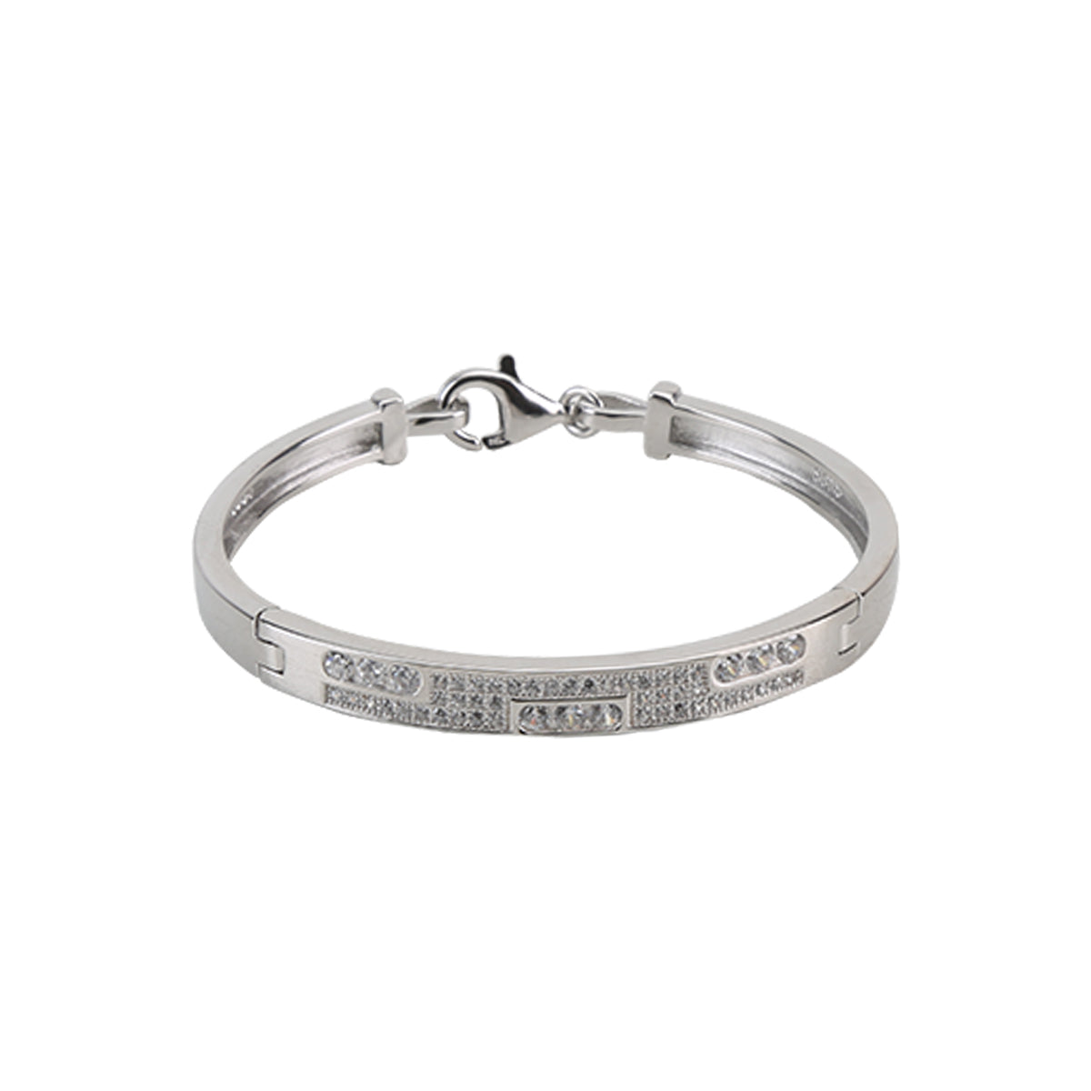 Silver CZ Kids Bracelet