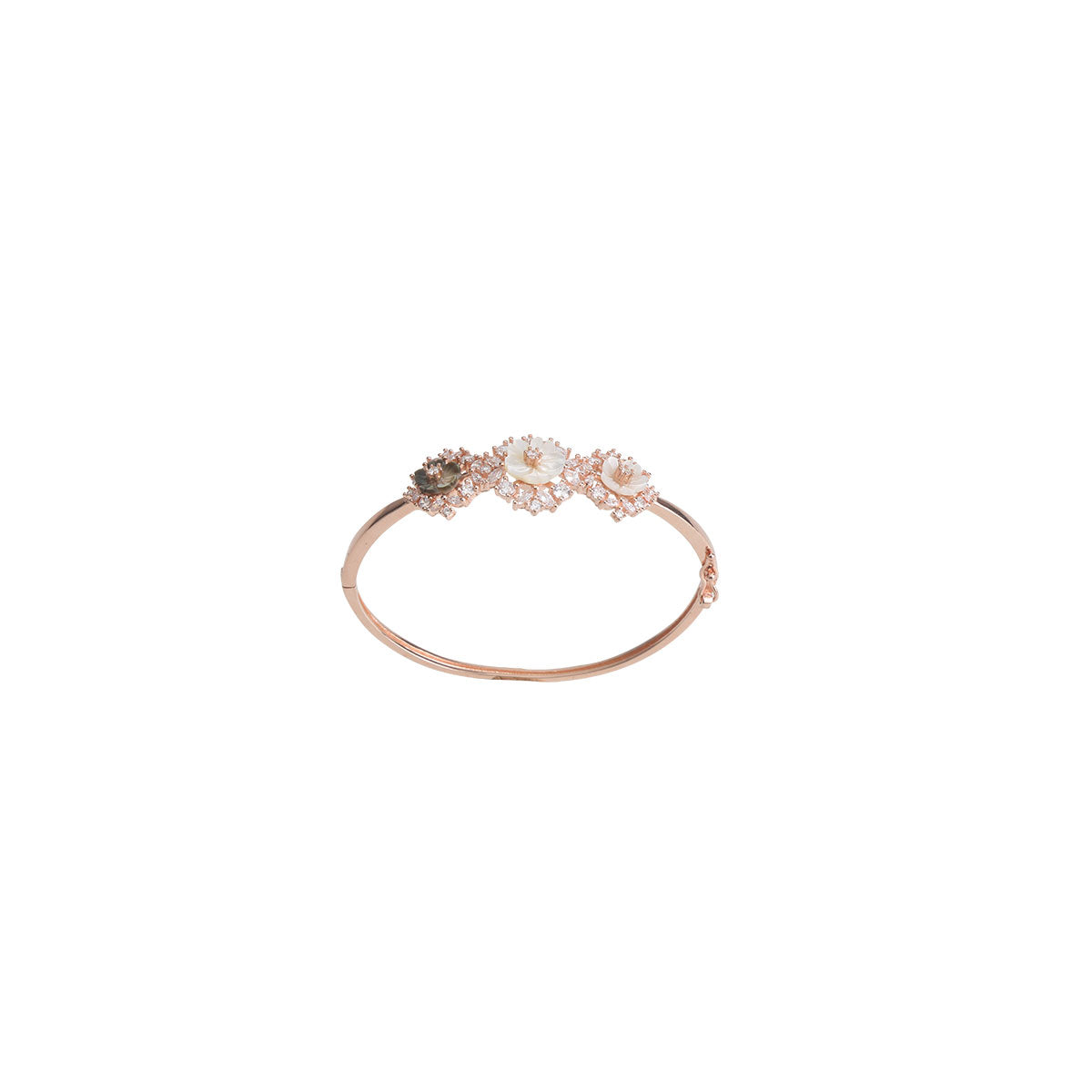 Floral MOP Rose Gold Kada