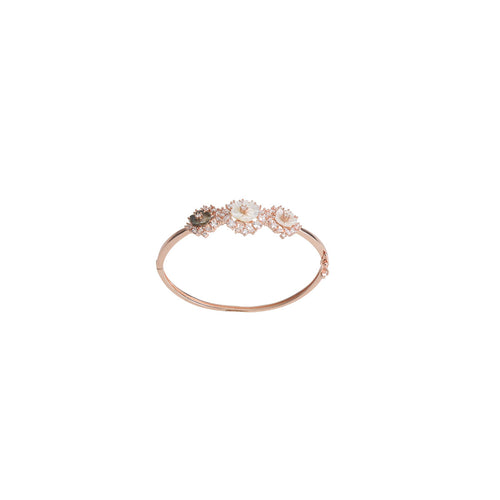 Floral MOP Rose Gold Kada