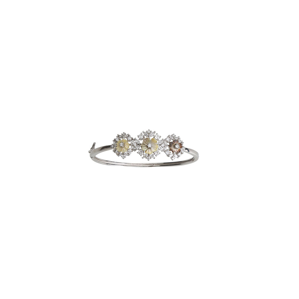 Roset MOP Silver Kada