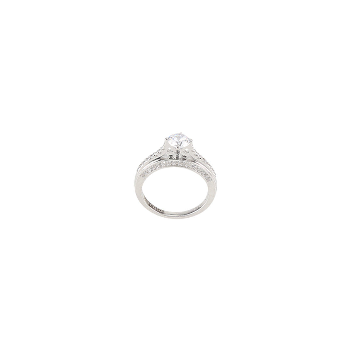 Signity Solitaire Silver Ring