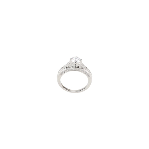 Signity Solitaire Silver Ring